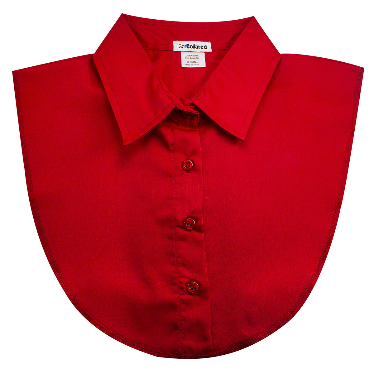 Red Dickey Collar – IGotCollared Dickey Dicky Dickie Fake