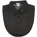 Black and White Polka Dot Dickey Collar