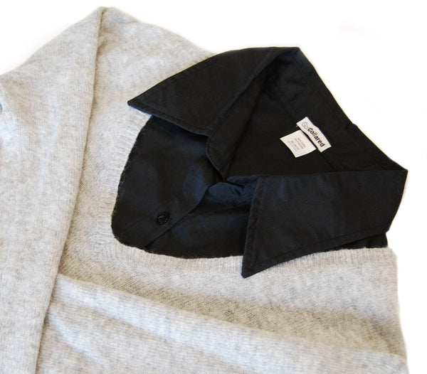 Black Dickey Dickie Dicky Detachable Collar – IGotCollared