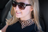 Leopard Print Dickey Collar
